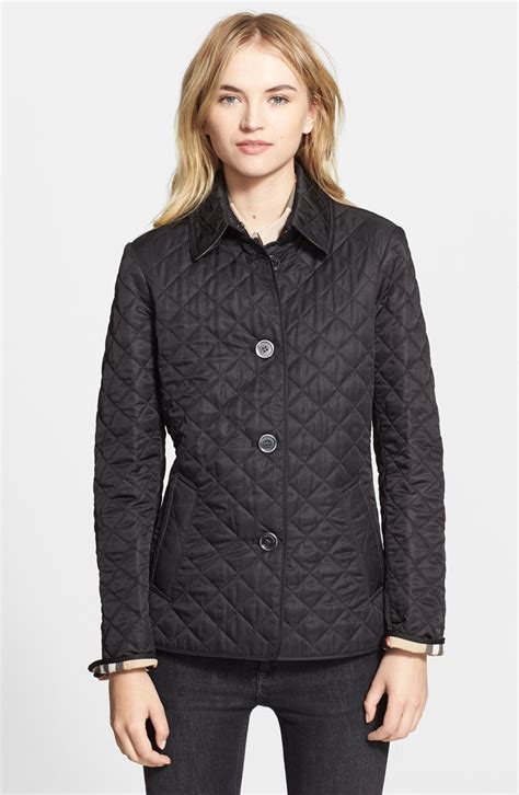 copford burberry jacket|Burberry Brit Fitted Quilted Copford Jacket Women .